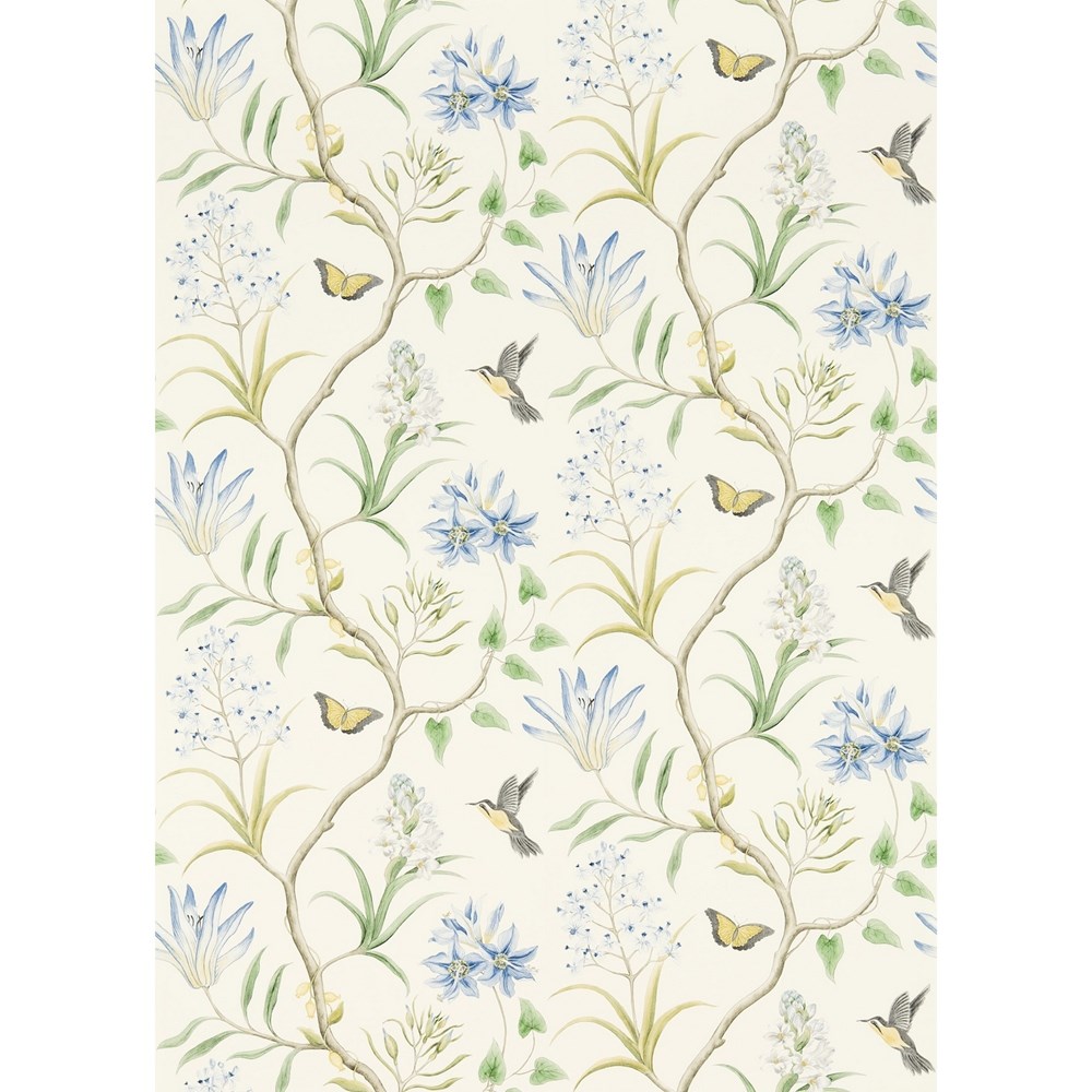 Clementine Wallpaper 213389 by Sanderson in Delft Blue